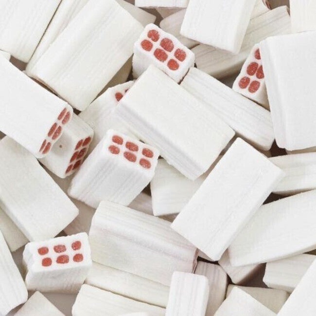 Tijolos Morango e Nata (Açucaradas)