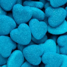 Corações Framboesa (Ácidas Recheadas)