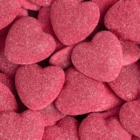 Corações de Morango (Ácidas Recheadas)