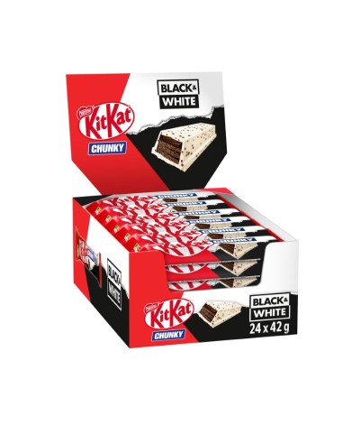Kit Kat Chunky Branco e Preto