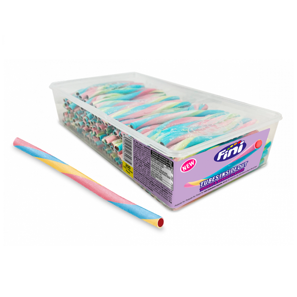 Tubitos de Iogurte e Bagas